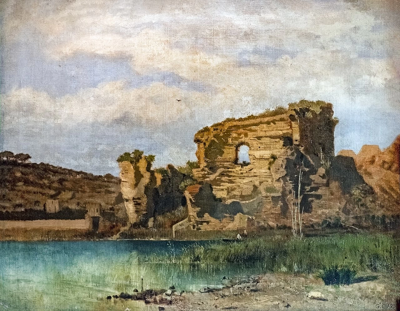 Resti del tempio di Plutone a Baia - Ca' Rezzonico, Venezia
